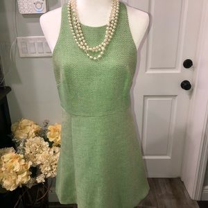 Beautiful Green Tweed dress-Size 4